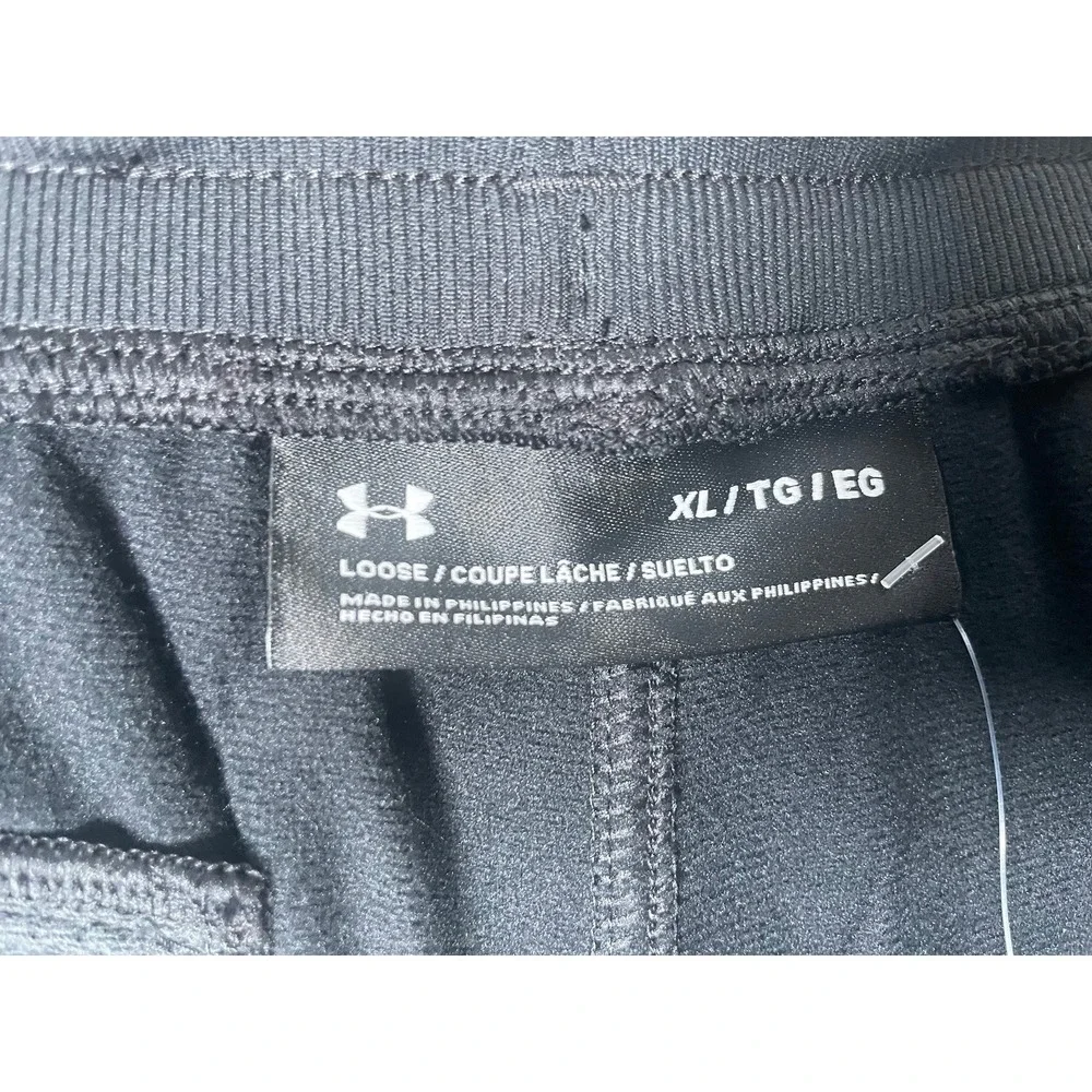 NWT Under Armour Mens XL Sportstyle Tricot Jogger Black
